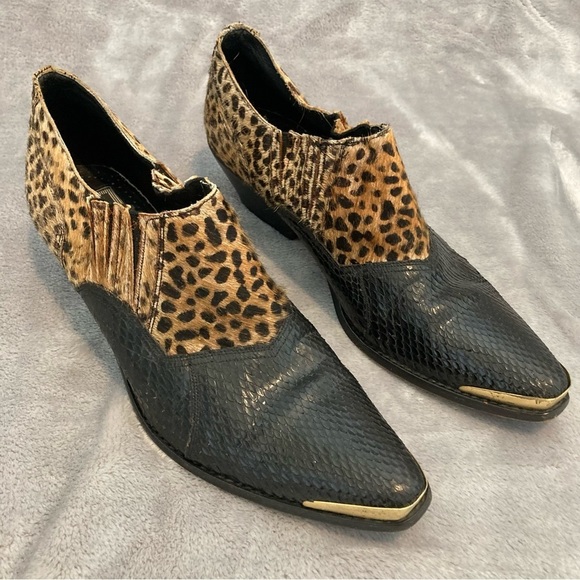 giorgio brutini snakeskin ankle boots